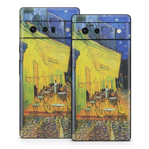 Cafe Terrace At Night Google Pixel 6 Series Skin