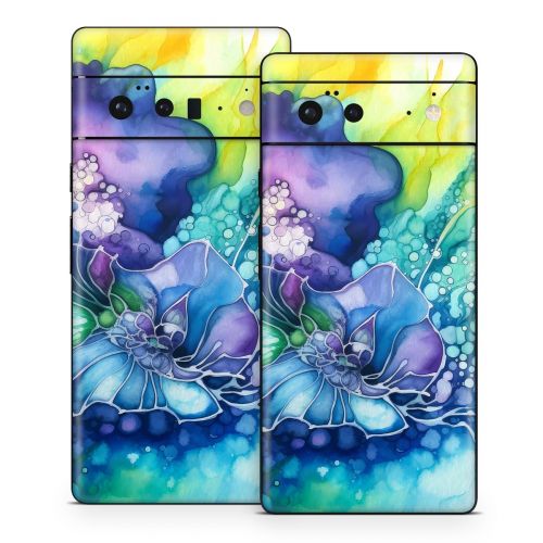 Watercolor Flora Google Pixel 6 Series Skin