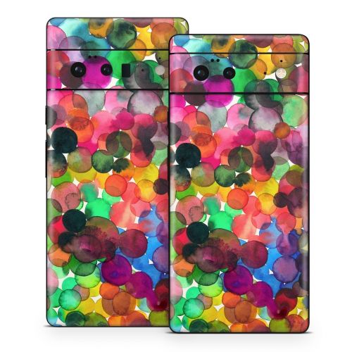 Watercolor Drops Google Pixel 6 Series Skin