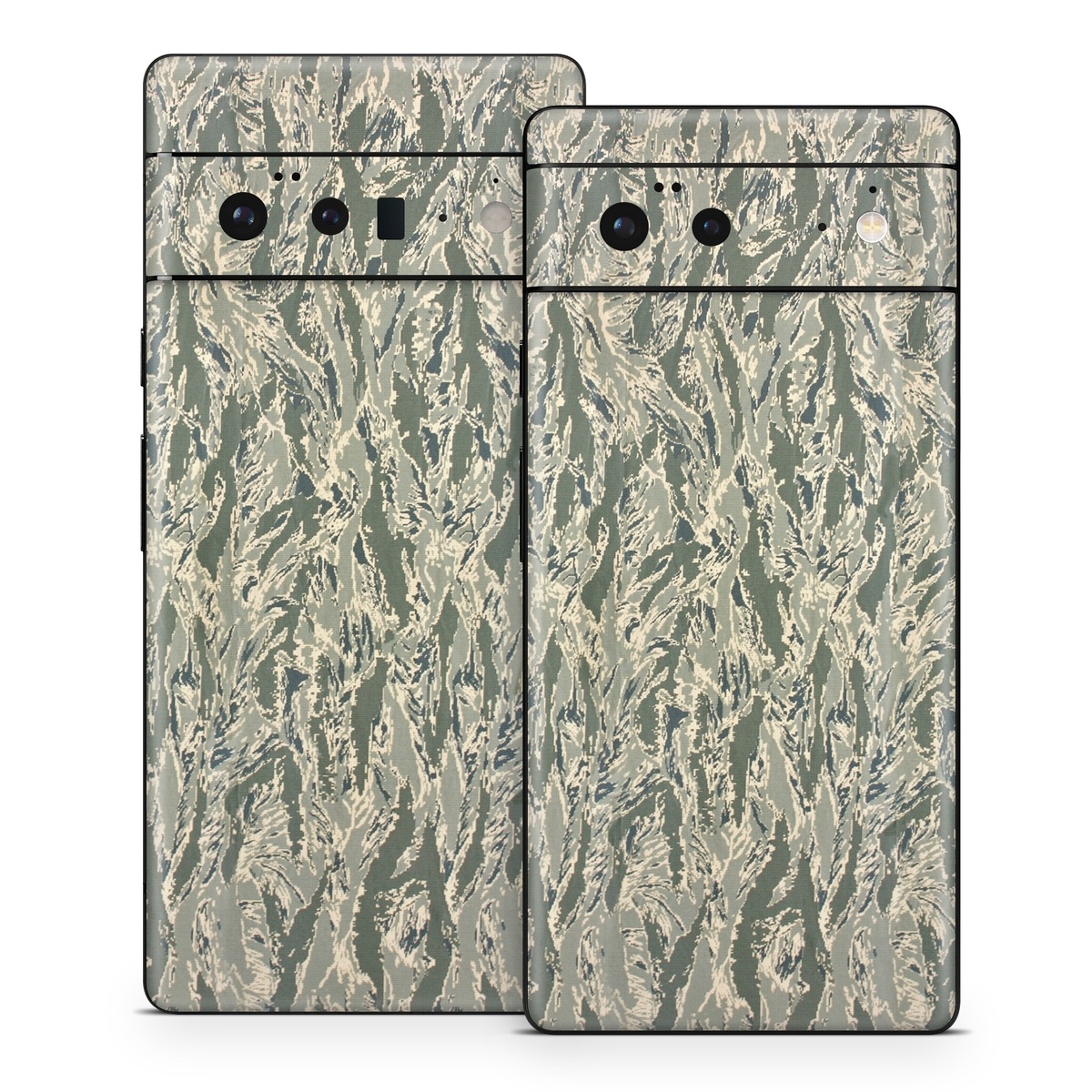 Google Pixel 6 Series Skin design of Pattern, Grass, Plant, with gray, green colors