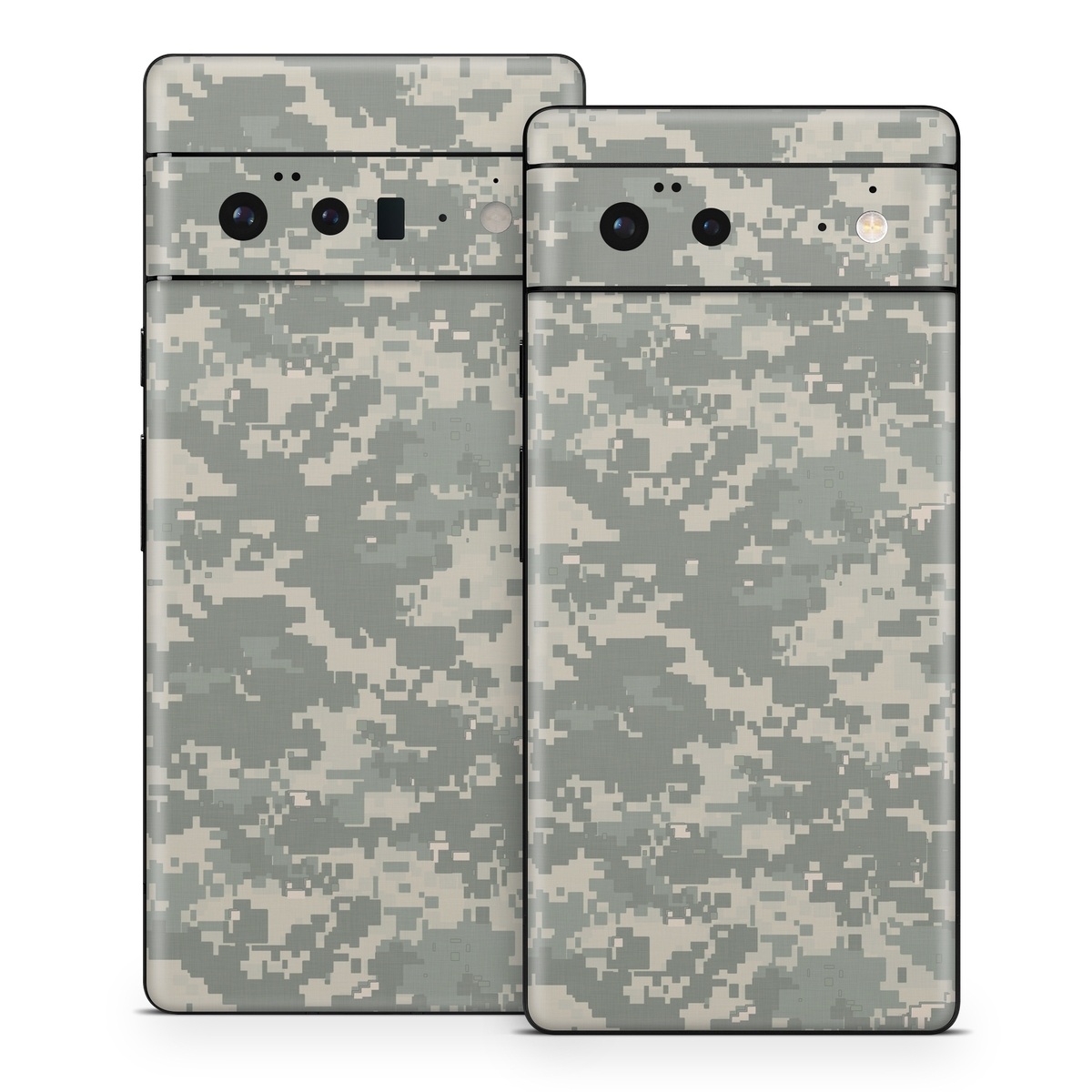 Google Pixel 6 Series Skin design of Military camouflage, Green, Pattern, Uniform, Camouflage, Design, Wallpaper, with gray, green colors