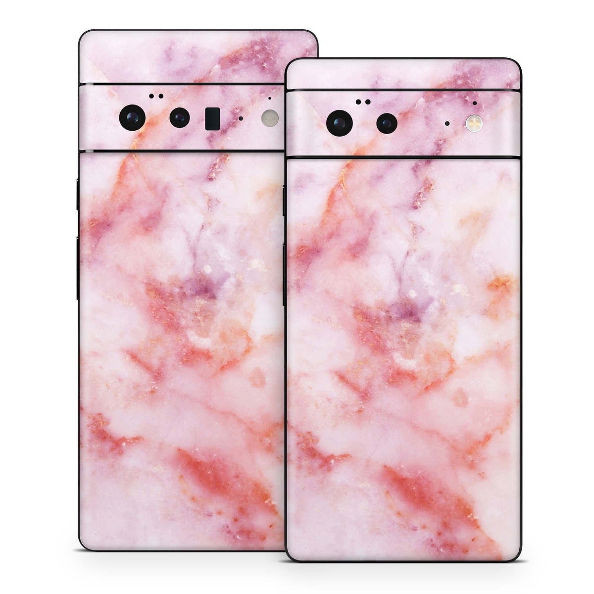 Google Pixel 6 Series Skin design of Pink, Skin, Flesh, Textile, Fur, with pink, red, white, purple, orange colors