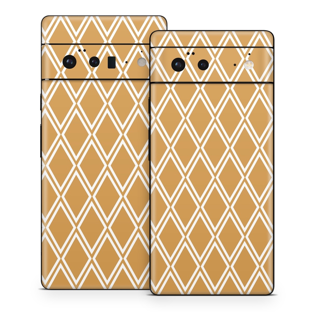 Google Pixel 6 Series Skin design of Textile, Orange, Font, Material property, Symmetry, Rectangle, Pattern, Circle, Parallel, Tints and shades, with orange, white colors