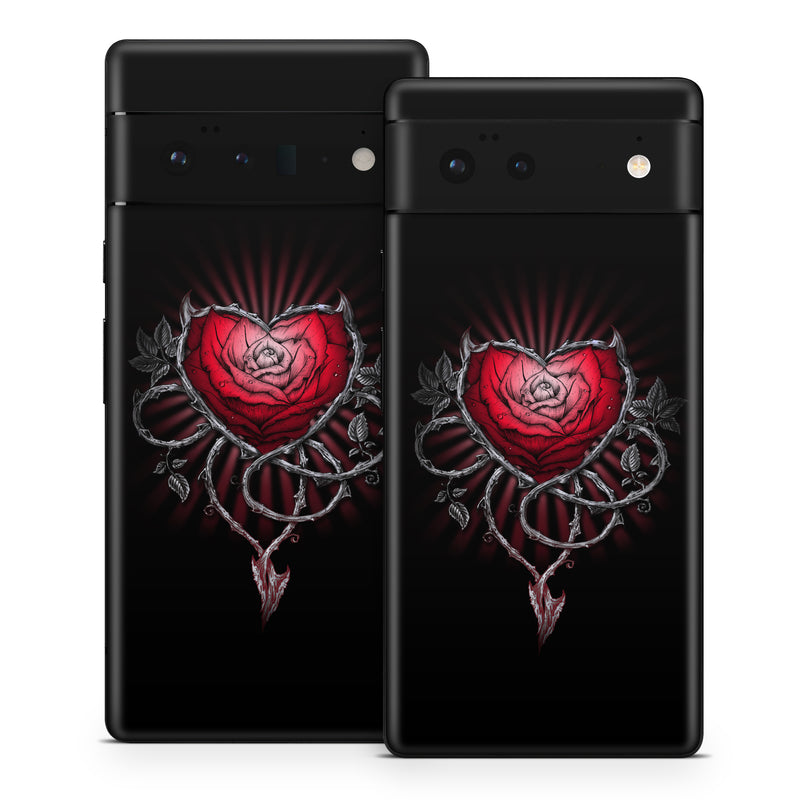 Google Pixel 6 Series Skin design of Human body, Flash photography, Gesture, Sleeve, Petal, Font, Jewellery, Fictional character, Magenta, Symmetry, with black, white, red, gray colors