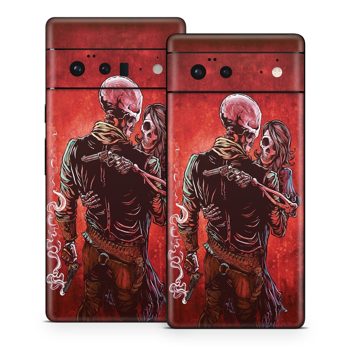Google Pixel 6 Series Skin design of Sleeve, Gesture, Painting, Art, Artist, Fictional character, Drawing, Paint, Illustration, Visual arts, with red, black, white, gray, brown colors