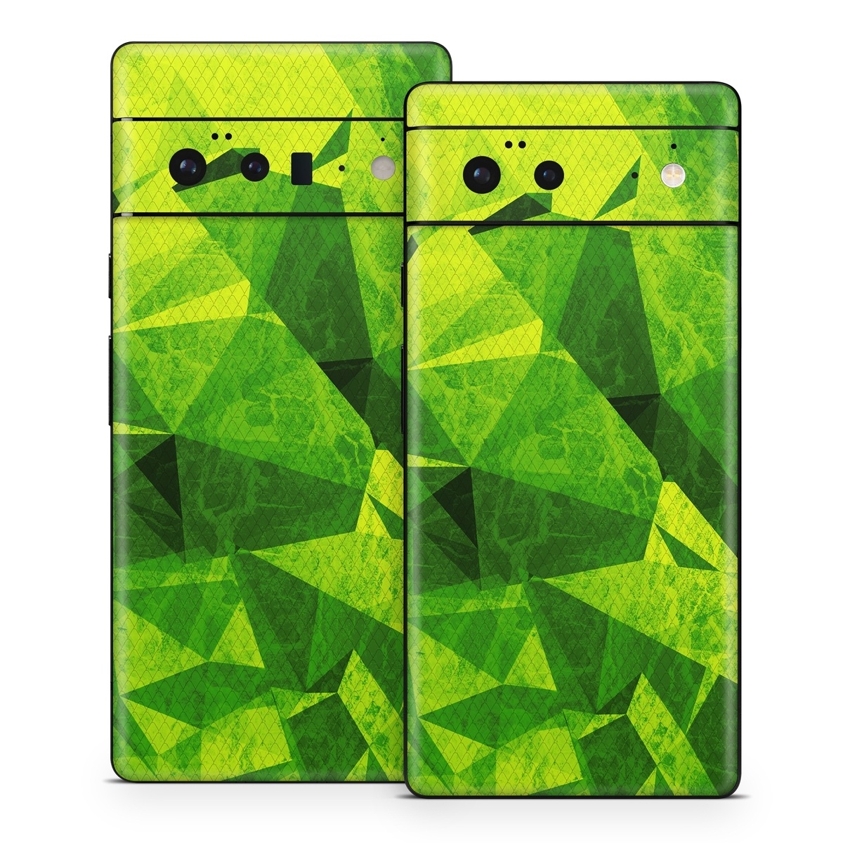 Google Pixel 6 Series Skin design of Green, Pattern, Leaf, Design, Illustration, with green colors