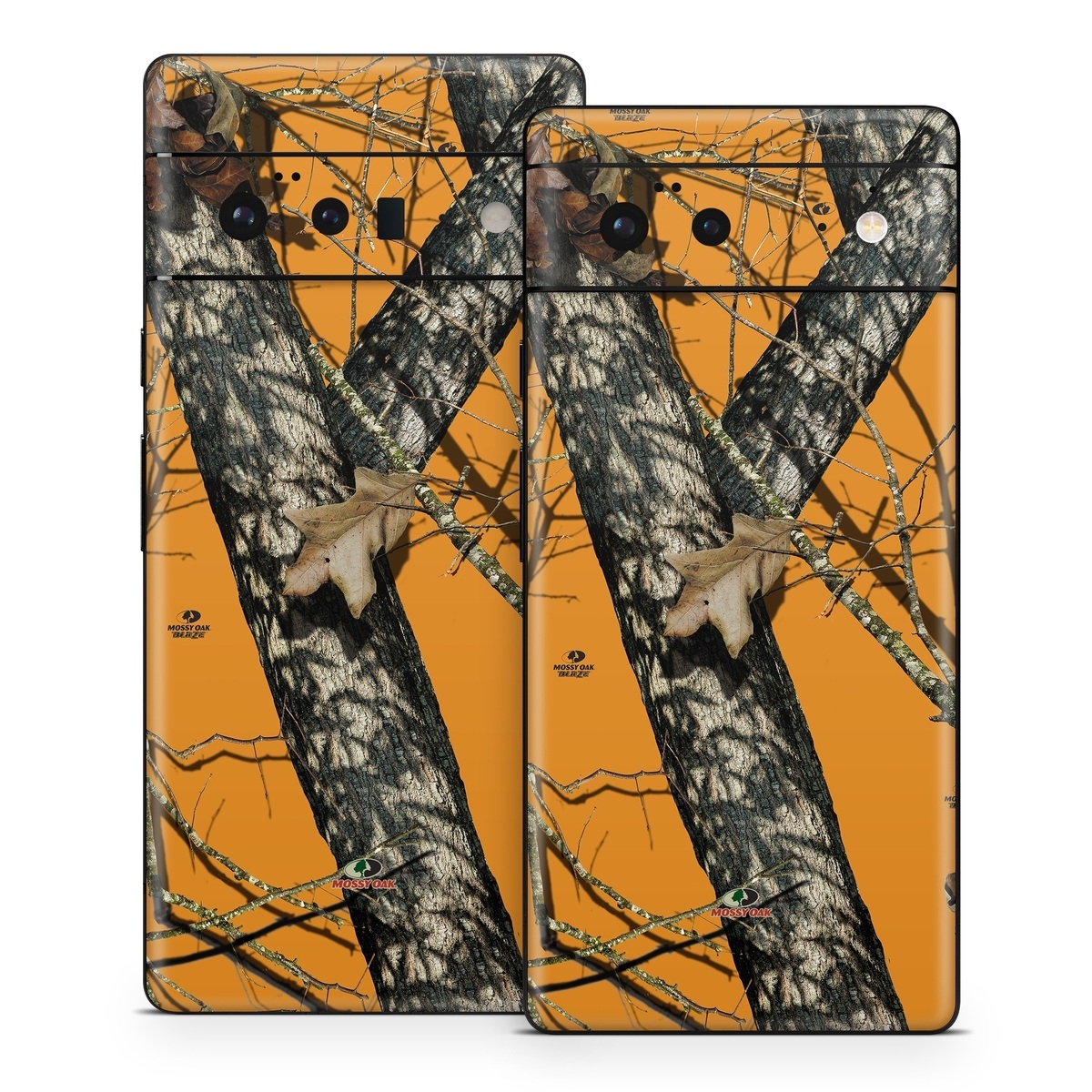 Google Pixel 6 Series Skin design of Tree, Branch, Canoe birch, Woody plant, Plant, Leaf, Adaptation, Wildlife, Trunk, Birch family, with green, black, gray, red colors