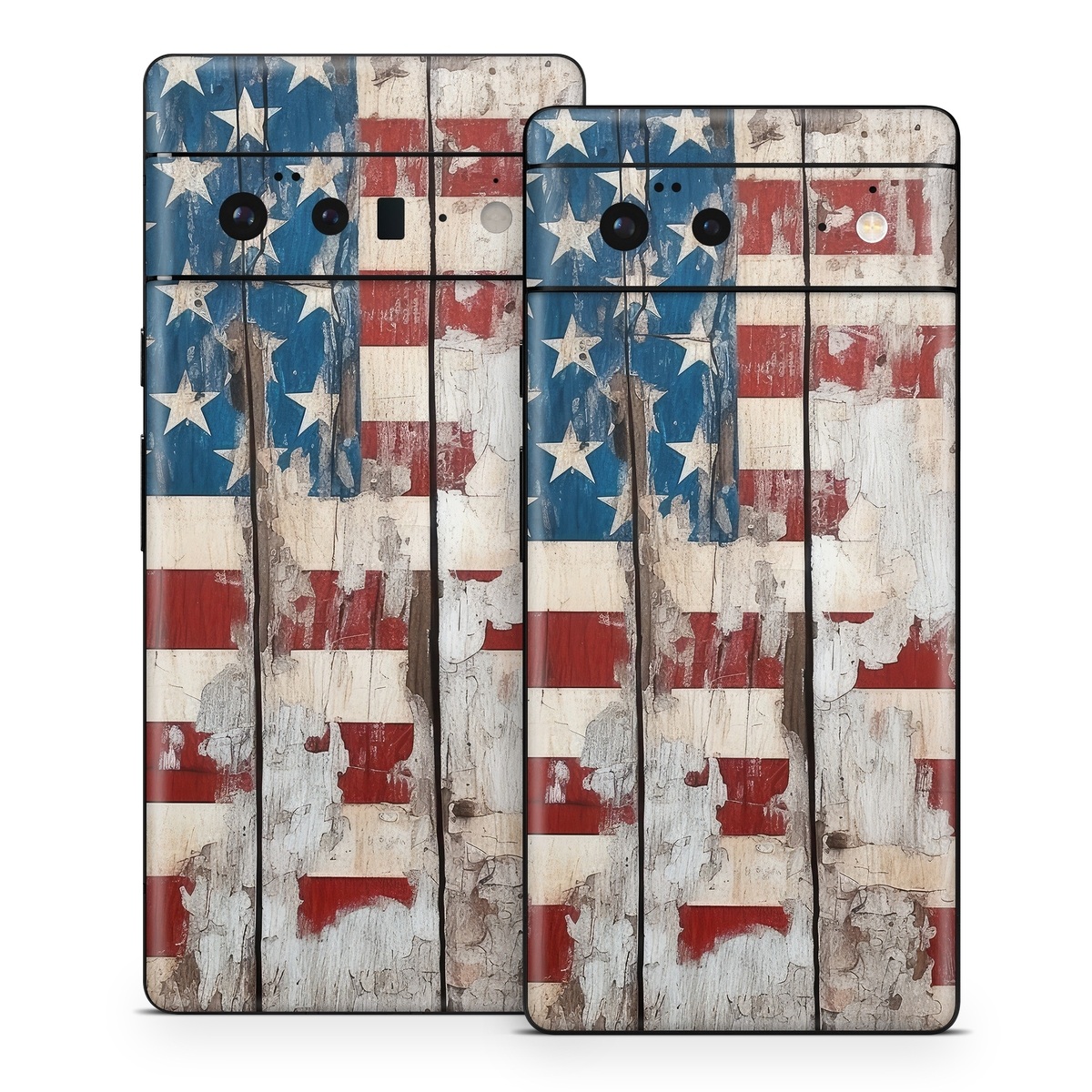 Google Pixel 6 Series Skin design of Flag of the united states, World, Rectangle, Textile, Line, Wall, Flag, Symmetry, Tints and shades, Pattern, with red, blue, white, brown, gray, black colors