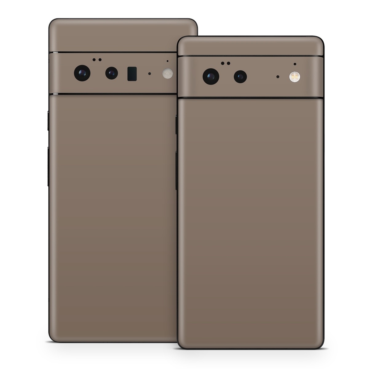 Google Pixel 6 Series Skin design of Brown, Text, Beige, Material property, Font, with brown colors