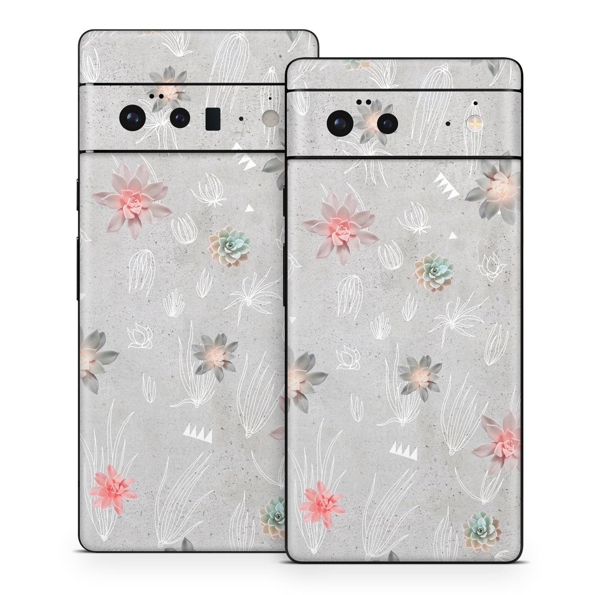 Google Pixel 6 Series Skin design of Pink, Pattern, Wrapping paper, Textile, Design, Wallpaper, Floral design, Plant, Flower, with gray, red, white, pink colors