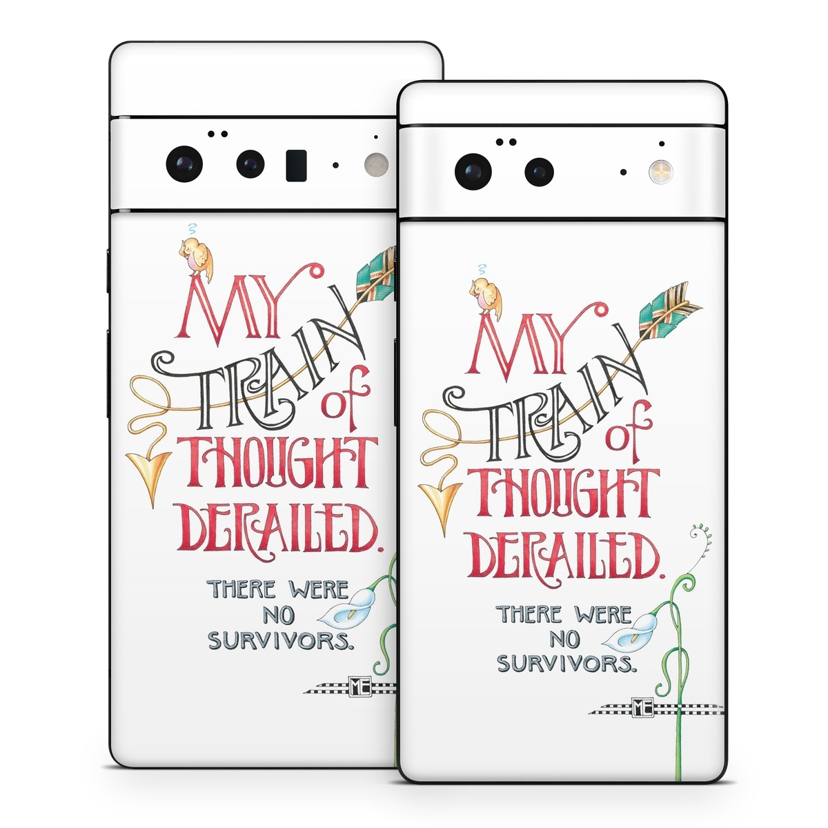 Google Pixel 6 Series Skin design of Text, Font, Line, Illustration, Calligraphy, Graphic design, Art, with white, black, red, yellow, green, blue colors