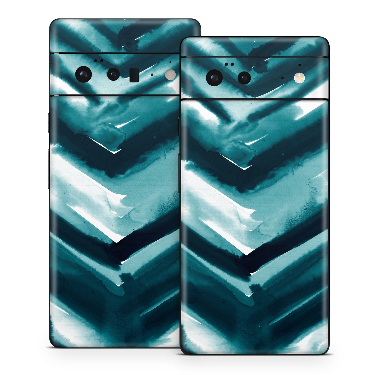 Google Pixel 6 Series Skin design of Blue, Green, Turquoise, Aqua, Teal, Photography, Pattern, with blue, white, black colors