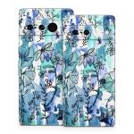 Blue Ink Floral Google Pixel 7 Series Skin