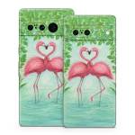 Flamingo Love Google Pixel 7 Series Skin