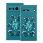 Snake and Flowers Google Pixel 7 Series Skin