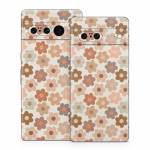 Terracotta Daisies Google Pixel 7 Series Skin