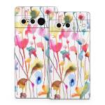 Watercolor Wild Flowers Google Pixel 7 Series Skin