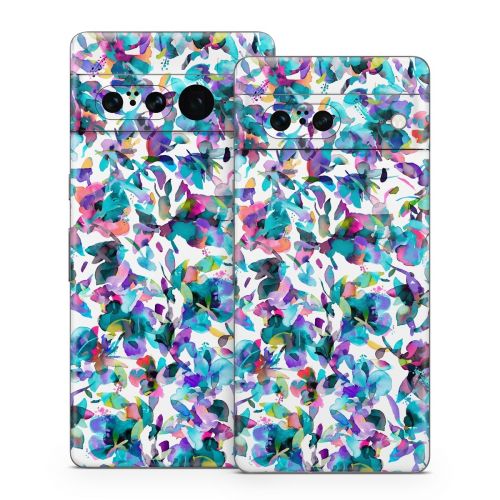 Aquatic Flowers Google Pixel 7 Series Skin