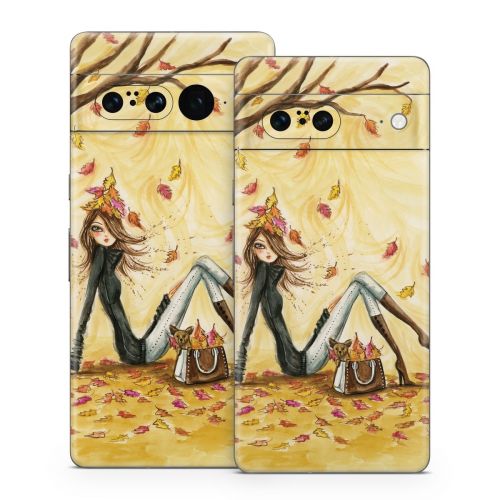 Autumn Leaves Google Pixel 7 Series Skin