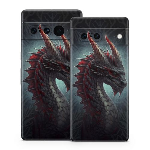 Black Dragon Google Pixel 7 Series Skin