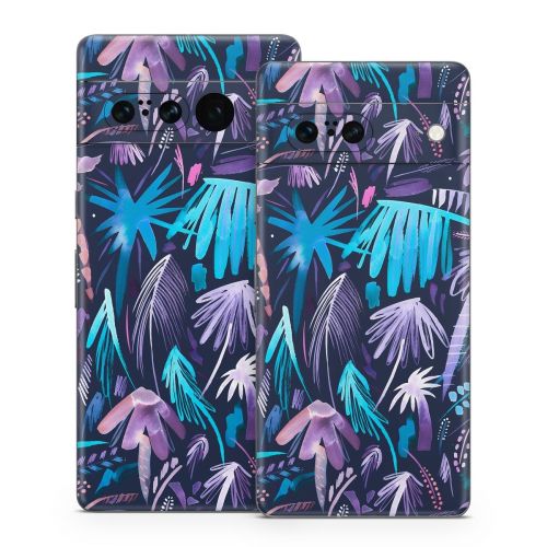 Brushstroke Palms Google Pixel 7 Series Skin