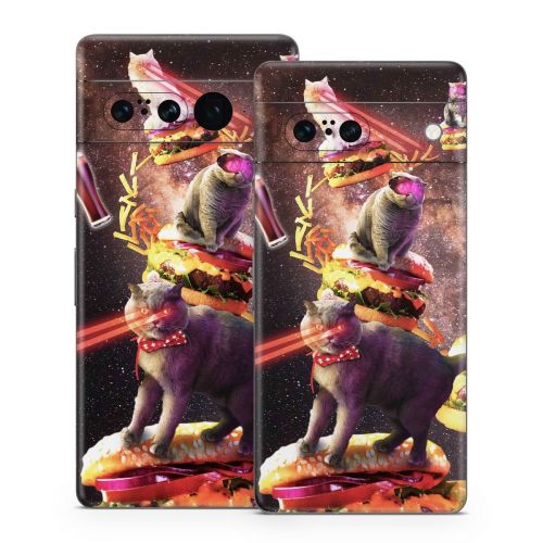 Burger Cats Google Pixel 7 Series Skin