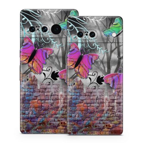 Butterfly Wall Google Pixel 7 Series Skin