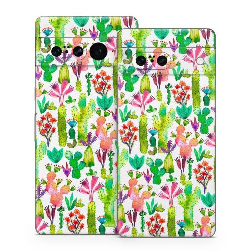 Cacti Garden Google Pixel 7 Series Skin