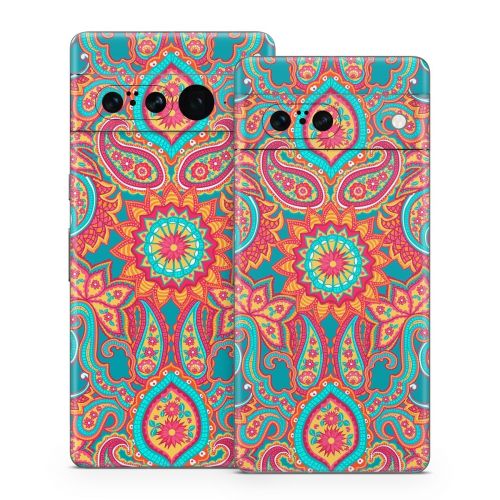 Carnival Paisley Google Pixel 7 Series Skin