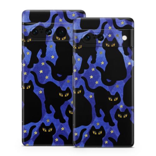 Cat Silhouettes Google Pixel 7 Series Skin