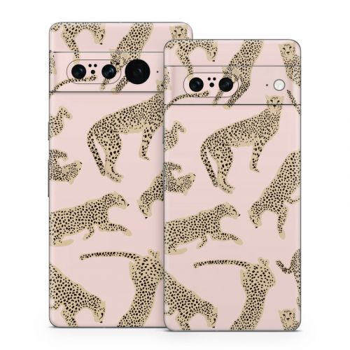 Cheetahs Pink Google Pixel 7 Series Skin
