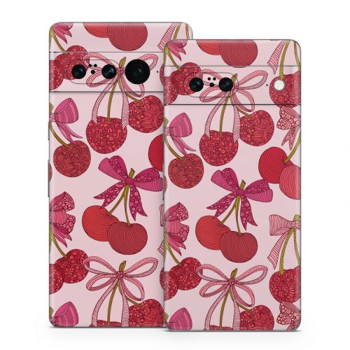 Cherry with Bows Google Pixel 7 Series Skin