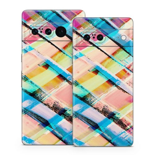 Check Stripe Google Pixel 7 Series Skin