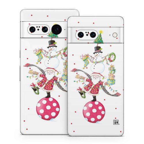 Christmas Circus Google Pixel 7 Series Skin