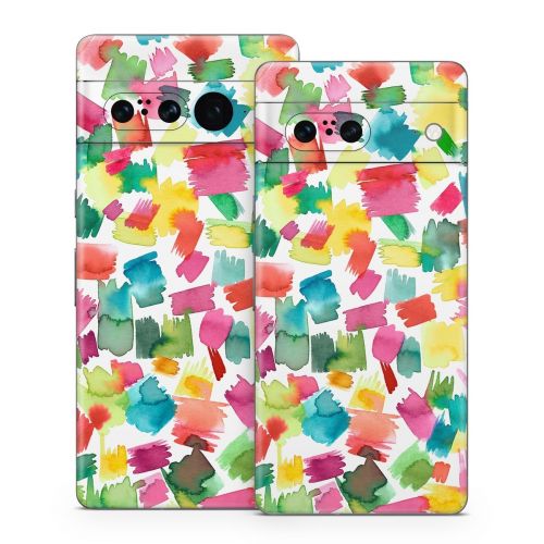 Colorful Strokes Google Pixel 7 Series Skin