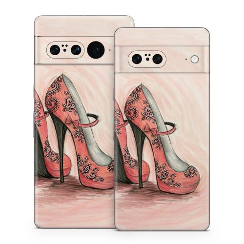 Coral Shoes Google Pixel 7 Series Skin