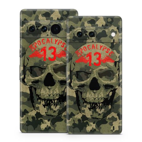 Camo Skull Google Pixel 7 Series Skin