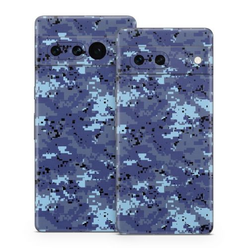 Digital Sky Camo Google Pixel 7 Series Skin