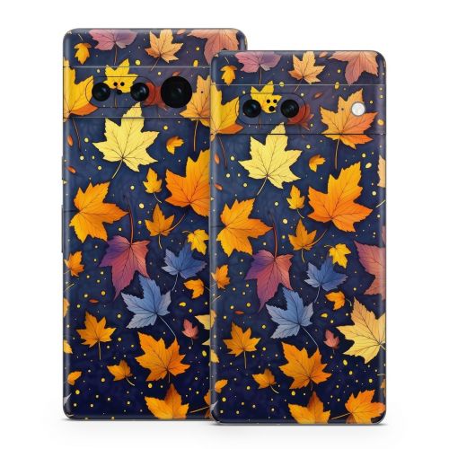 Falling Leaves Google Pixel 7 Series Skin