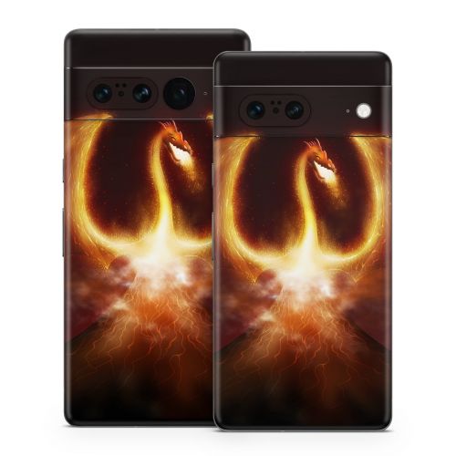 Fire Dragon Google Pixel 7 Series Skin