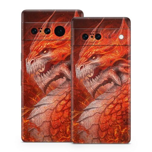 Flame Dragon Google Pixel 7 Series Skin