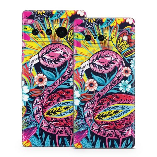 Flashy Flamingo Google Pixel 7 Series Skin