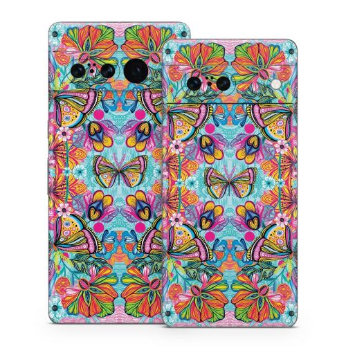 Free Butterfly Google Pixel 7 Series Skin