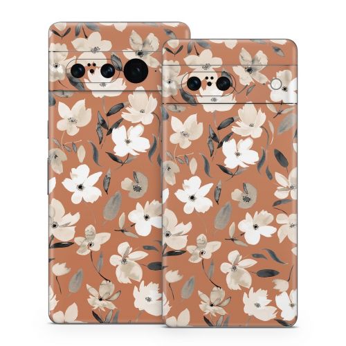 Fresh Flowers Copper Google Pixel 7 Series Skin