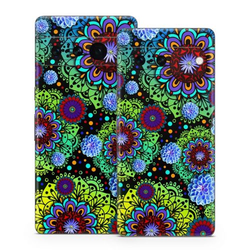 Funky Floratopia Google Pixel 7 Series Skin