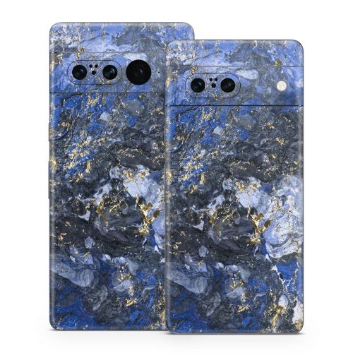 Gilded Ocean Marble Google Pixel 7 Series Skin