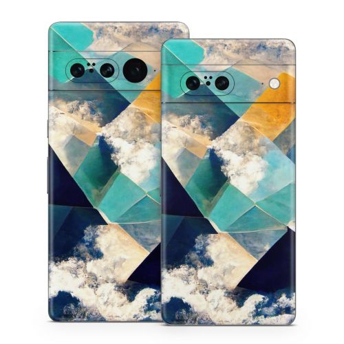 Gold Clouds Google Pixel 7 Series Skin