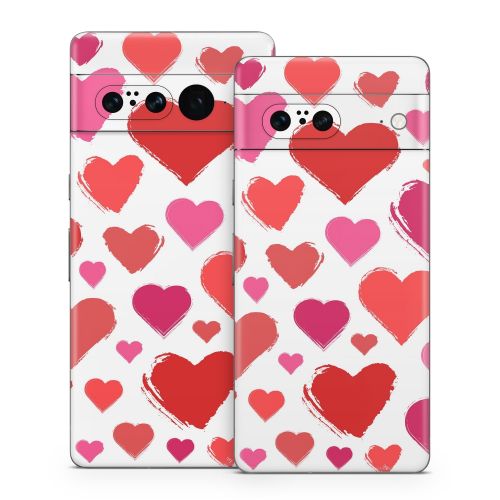 Hearts Google Pixel 7 Series Skin