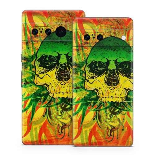 Hot Tribal Skull Google Pixel 7 Series Skin