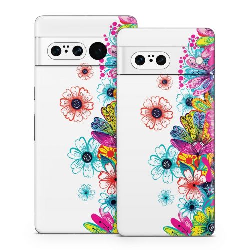 Intense Flowers Google Pixel 7 Series Skin